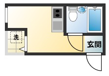 2階の間取り図