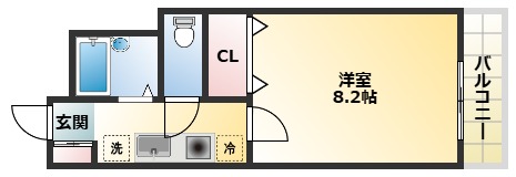 2階の間取り図