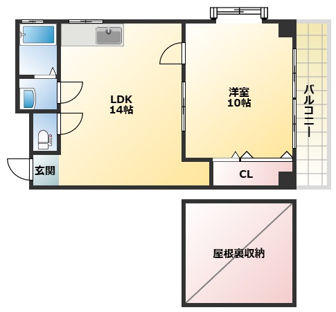 3階の間取り図