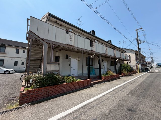 大阪市東住吉区住道矢田７丁目の賃貸アパートの外観