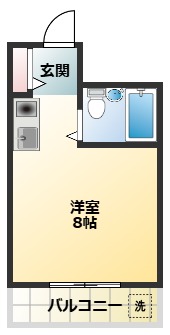 4階の間取り図