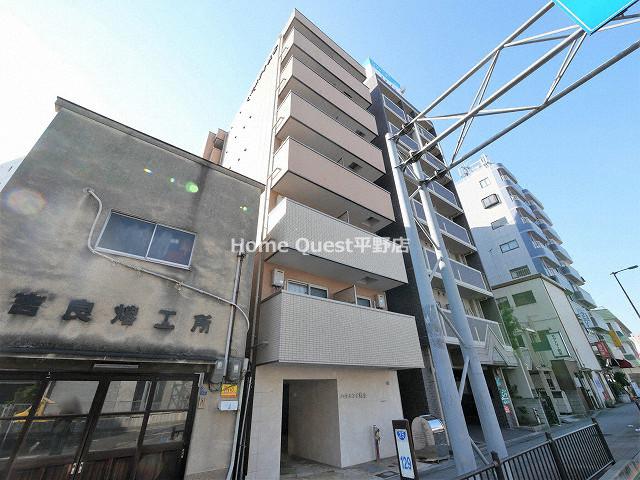 大阪市東住吉区杭全２丁目の賃貸マンションの外観