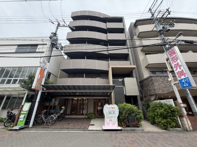 大阪市東住吉区湯里１丁目の賃貸マンションの外観