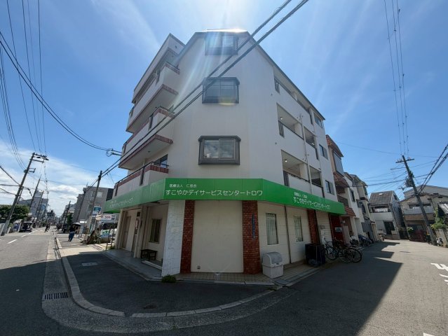 大阪市東住吉区針中野２丁目の賃貸マンションの外観