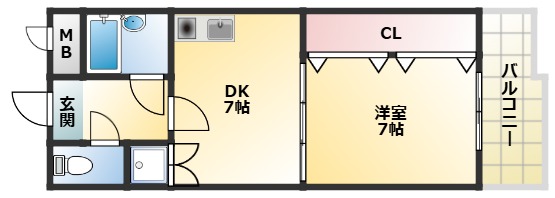 2階の間取り図
