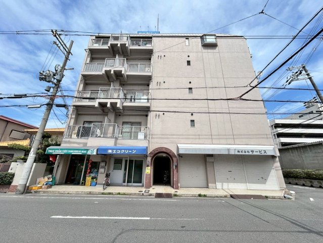 大阪市東住吉区杭全１丁目の賃貸マンションの外観