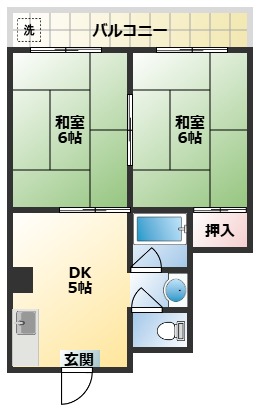 5階の間取り図