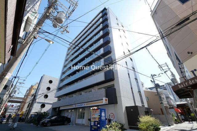 大阪市東住吉区駒川５丁目の賃貸マンションの外観