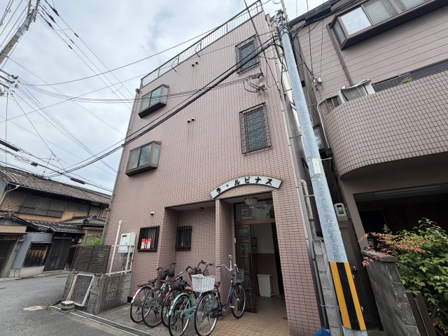 大阪市東住吉区針中野３丁目の賃貸マンションの外観
