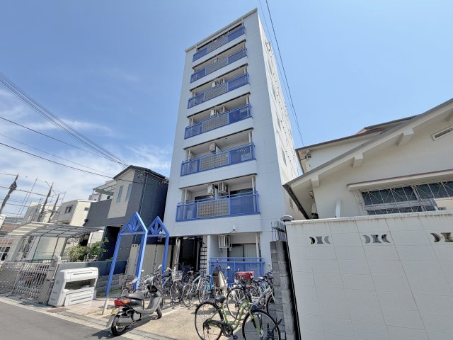 大阪市東住吉区鷹合２丁目の賃貸マンションの外観