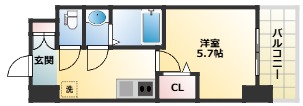 2階の間取り図