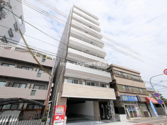 大阪市東住吉区鷹合３丁目の賃貸マンションの外観