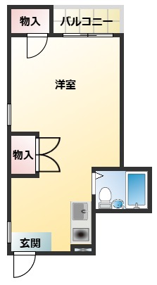 4階の間取り図