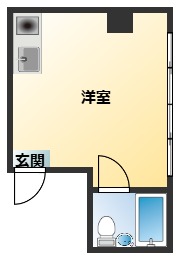 2階の間取り図