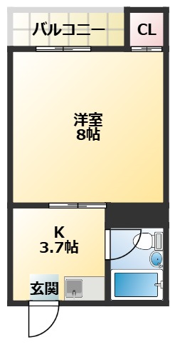 4階の間取り図