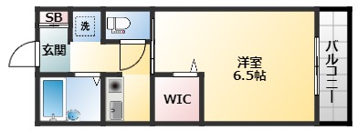 2階の間取り図