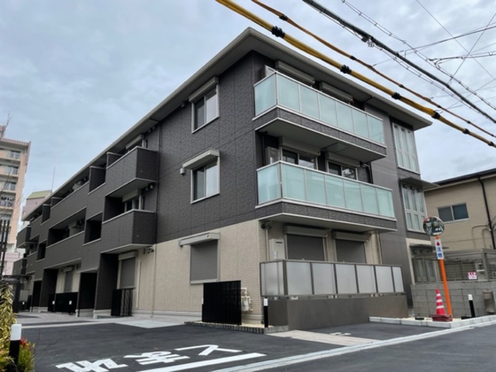 大阪市東住吉区湯里６丁目の賃貸アパートの外観