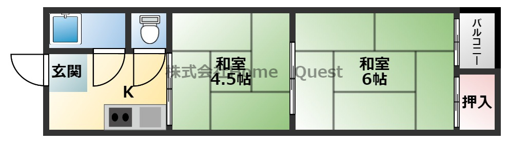 1階の間取り図