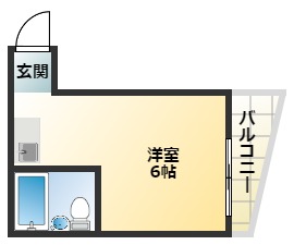 2階の間取り図