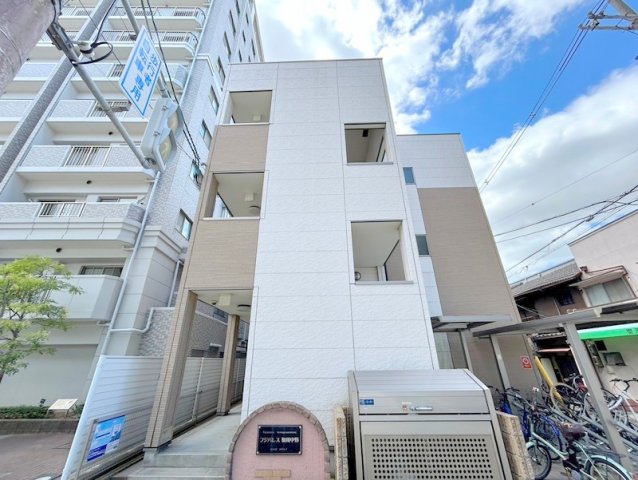 大阪市東住吉区針中野２丁目の賃貸アパートの外観
