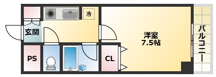 4階の間取り図