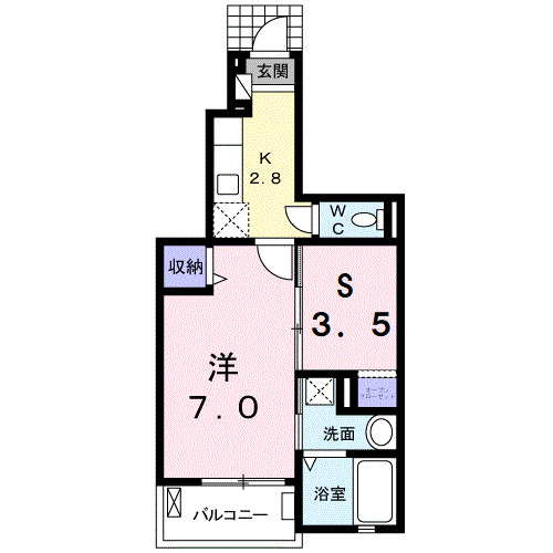 1階の間取り図