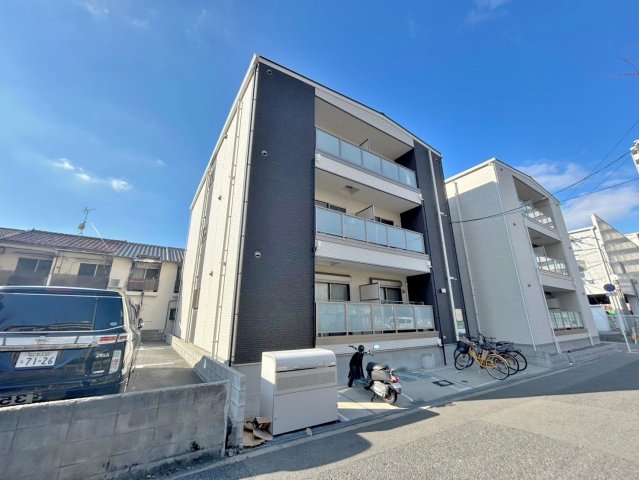 大阪市東住吉区住道矢田５丁目の賃貸アパートの外観