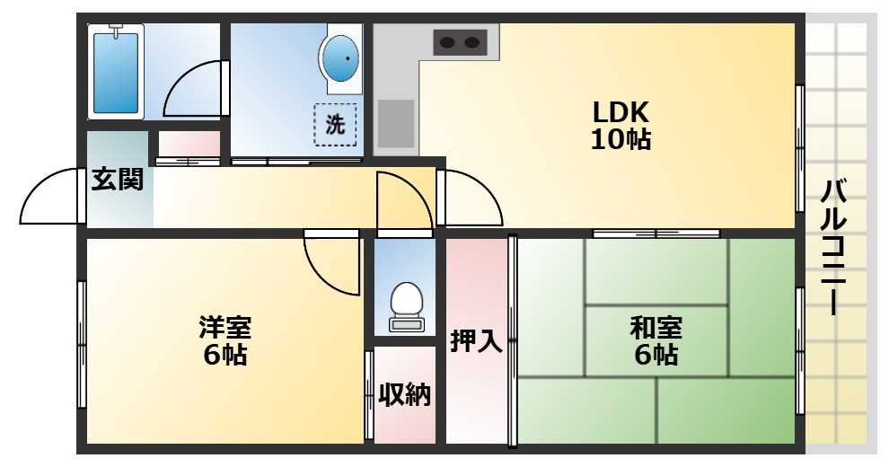 2階の間取り図