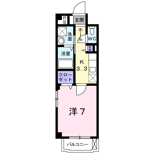 2階の間取り図