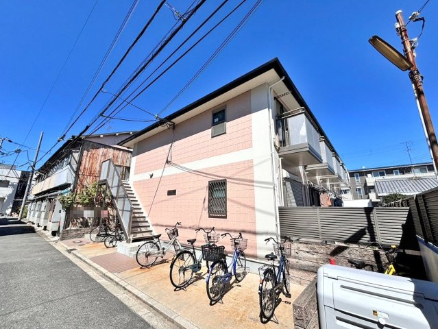 大阪市東住吉区住道矢田1丁目の賃貸アパートの外観 大阪市東住吉区住道矢田1丁目の賃貸アパートの外観