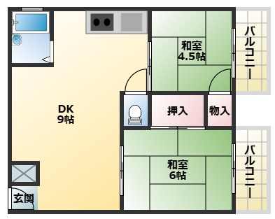 3階の間取り図