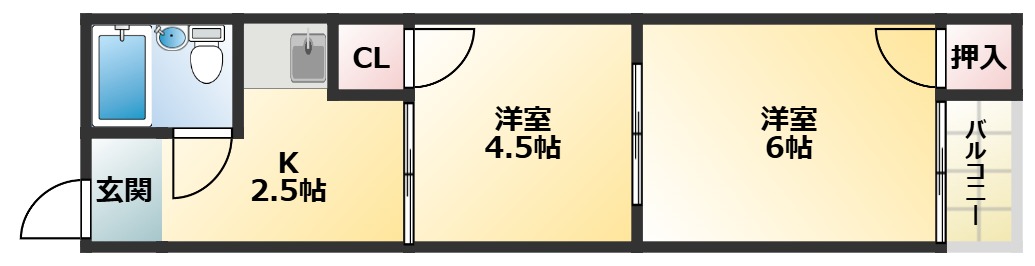 1階の間取り図