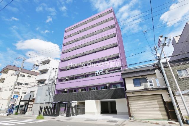 大阪市東住吉区桑津３丁目の賃貸マンションの外観