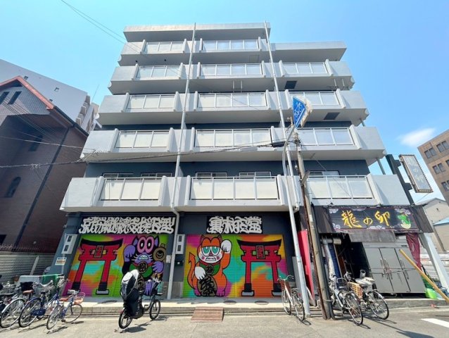 大阪市東住吉区杭全２丁目の賃貸マンションの外観