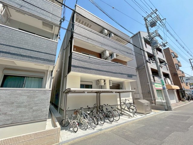 大阪市東住吉区今川４丁目の賃貸アパートの外観
