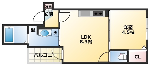 3階の間取り図