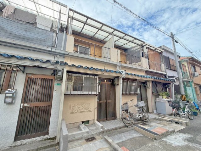 大阪市平野区瓜破東３丁目の賃貸テラスハウスの外観