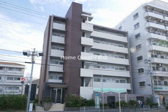 大阪市東住吉区矢田２丁目の賃貸マンションの外観