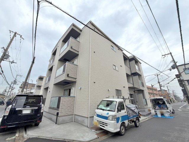 大阪市東住吉区照ケ丘矢田３丁目の賃貸アパートの外観