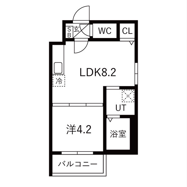 1階の間取り図