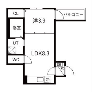 2階の間取り図