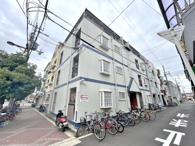 大阪市東住吉区公園南矢田４丁目の賃貸マンションの外観
