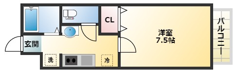 1階の間取り図