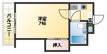 4階の間取り図