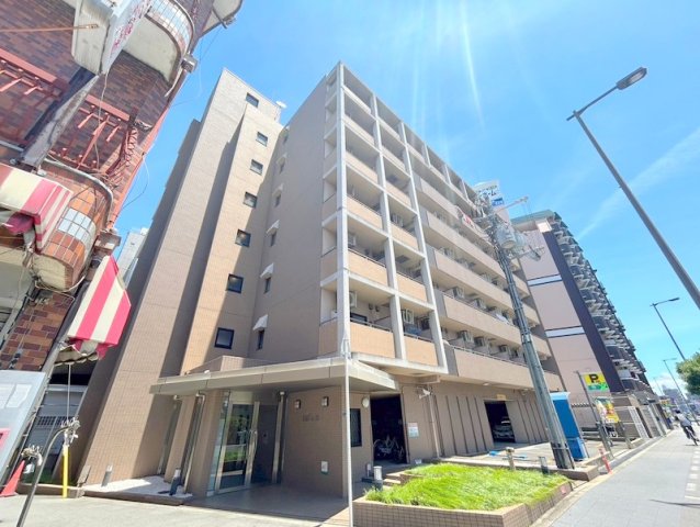 大阪市東住吉区桑津１丁目の賃貸マンションの外観
