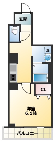 7階の間取り図