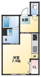 1階の間取り図