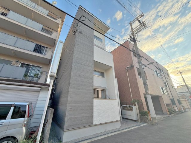 大阪市東住吉区住道矢田６丁目の賃貸アパートの外観