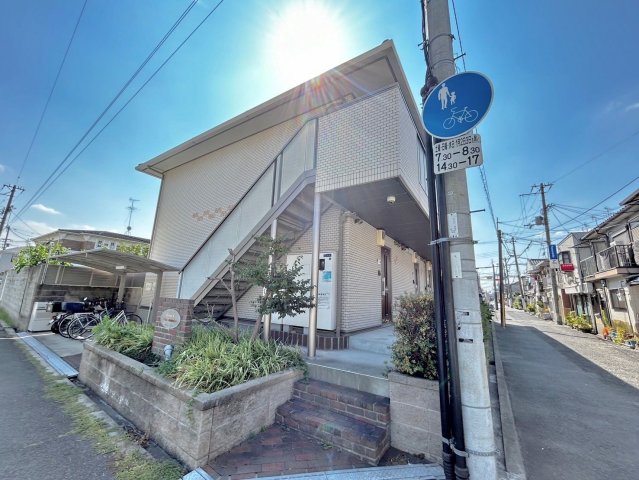 大阪市東住吉区住道矢田２丁目の賃貸アパートの外観