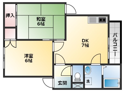 4階の間取り図